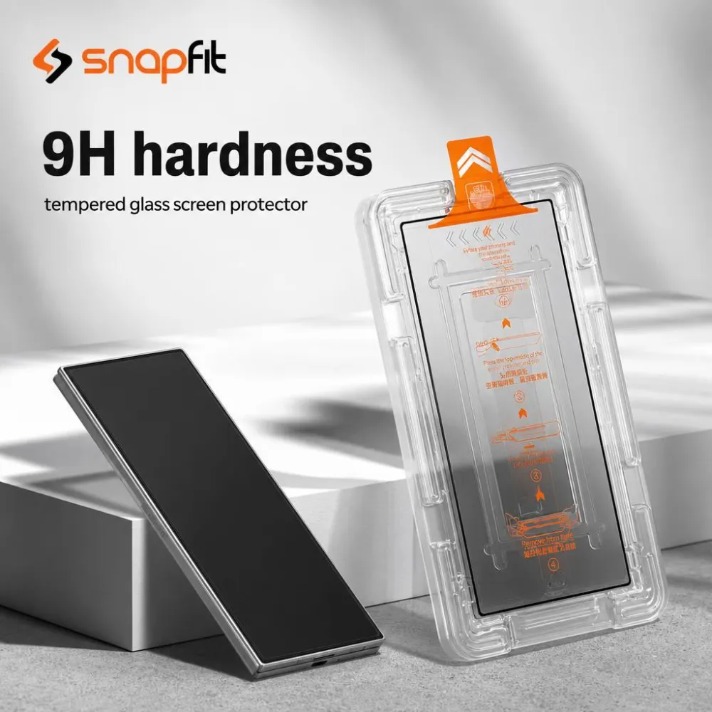 SNAPFIT Tempered Glass Samsung Galaxy Z Fold 8 Ultra Privacy Anti Spy Hd Clear Full Cover Screen Protector Anti Gores — Full Clear WIth Tray / Fold 8 Wide