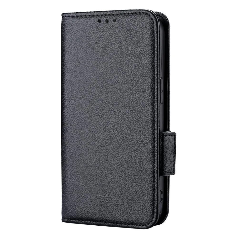 SNAPFIT Case Compatible with Samsung Galaxy S26 Ultra SNAPFIT Mobile Phone Leather Case Foldableing 7Th Generation Protective Case 4/5/6 Mobile Phone Case Flip Card Wallet — Black