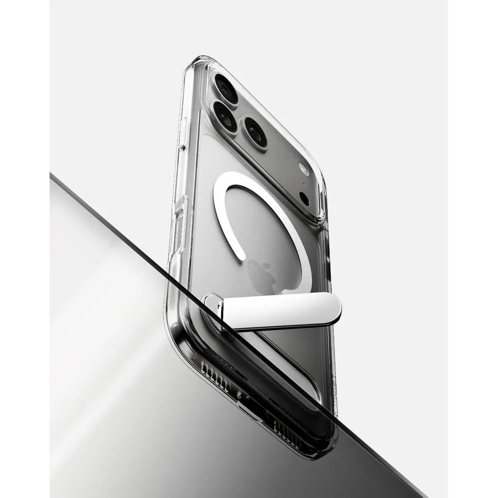 SNAPFIT Case iPhone 18 Pro Max 18 Pro MagSafe Stand Transparent Protective Case — Clear / iPhone 18ProMax