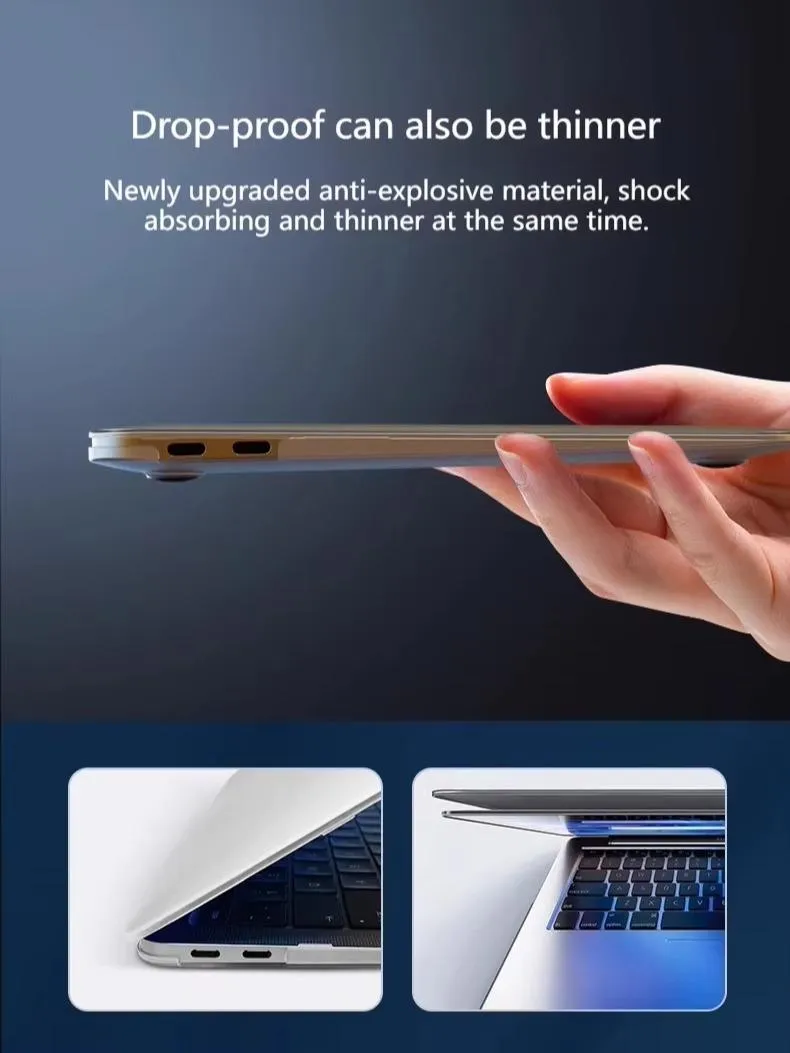 SNAPFIT Case Macbook Neo 13 2026 A3404 Ultra Thin Matte 1.2MM Slim Hardcase Protective Case ā Matte Black