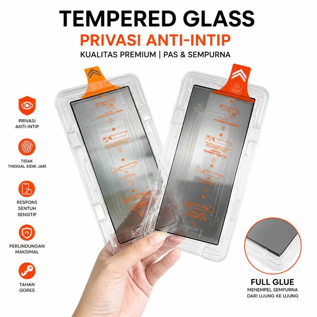 SNAPFIT Tempered Glass Samsung Galaxy Z Fold 8 Ultra Privacy Anti Spy Hd Clear Full Cover Screen Protector Anti Gores — Full Clear WIth Tray / Fold 8 Wide