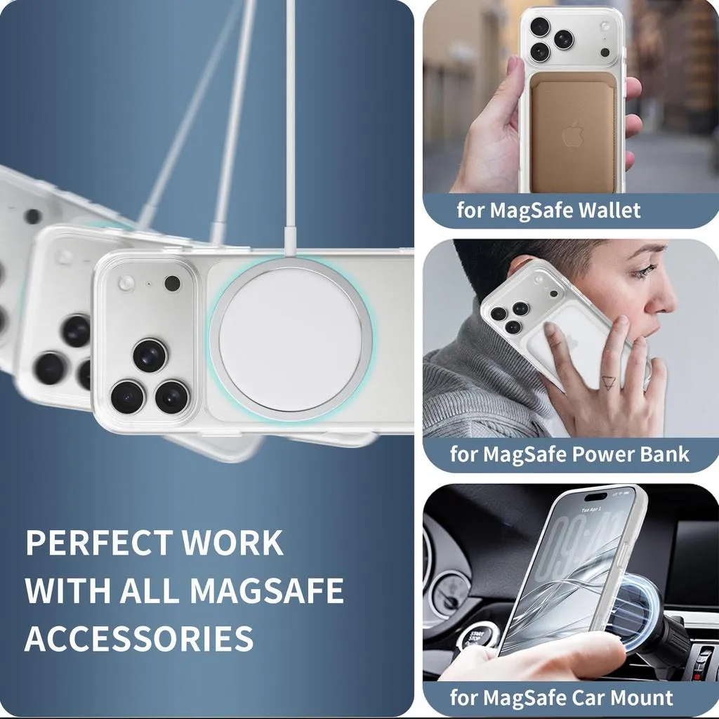 SNAPFIT Case iPhone 18 Pro Max 18 Pro Premium MagSafe Anti Shock Transparent Case — Protect Black / Iphone 18 Pro Max