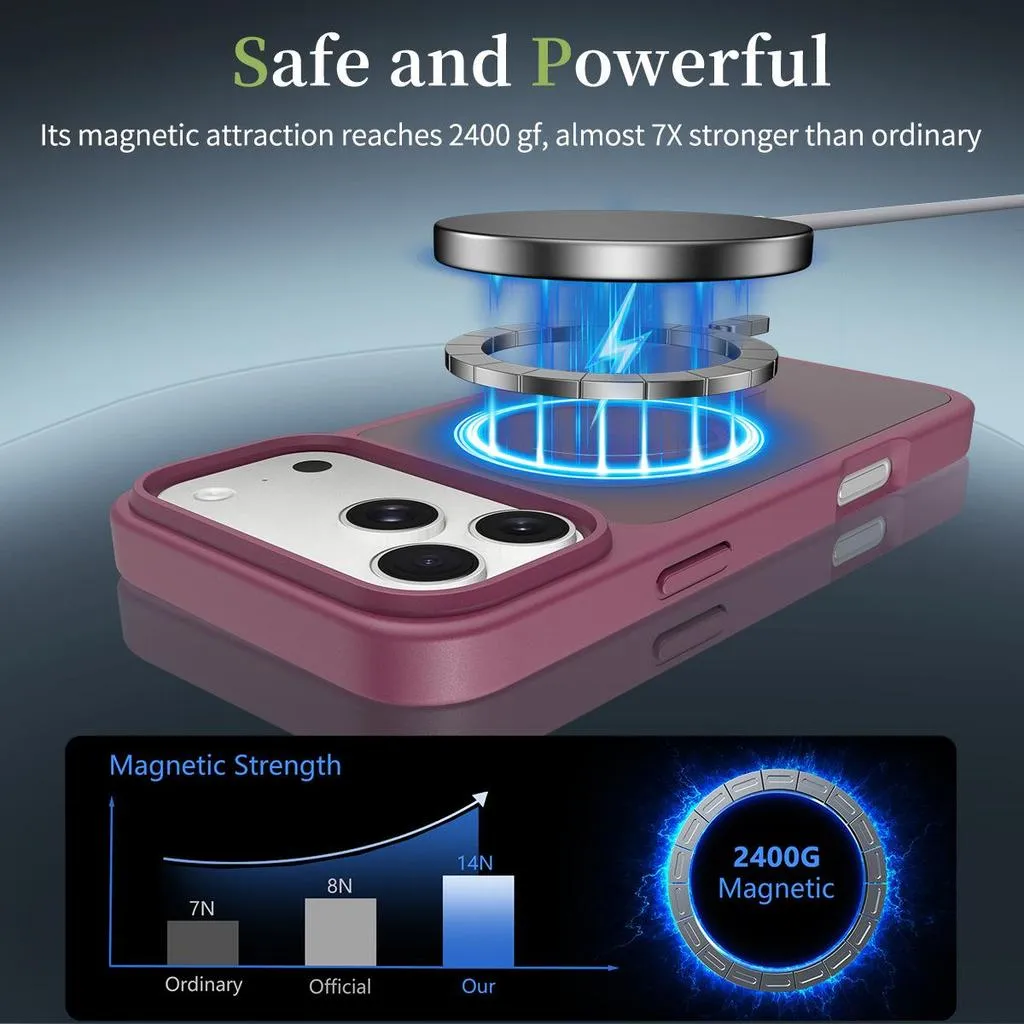 SNAPFIT Case iPhone 18 Pro Max 18 Pro Premium MagSafe Anti Shock Transparent Case — Protect Black / Iphone 18 Pro Max