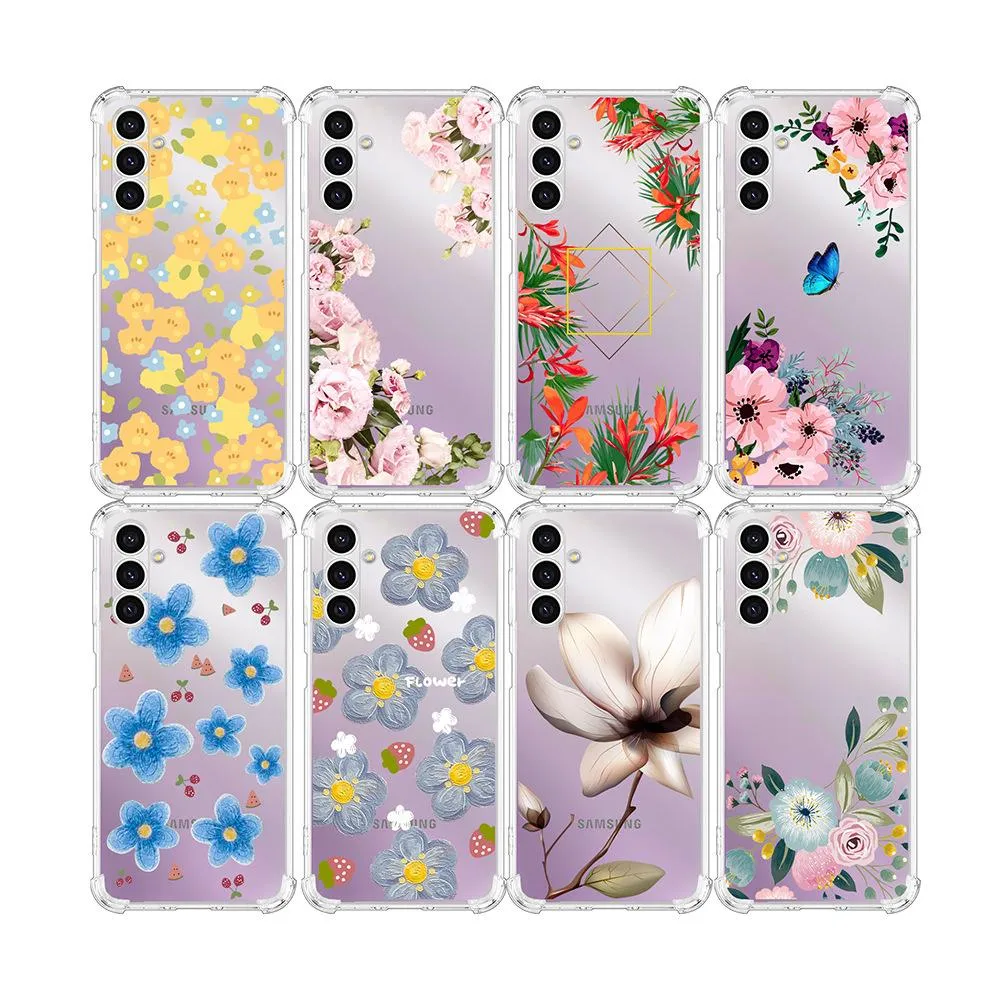 SNAPFIT Case Compatible With Samsung Galaxy S26 Ultra Plus Snapfit Soft TPU Anti Crack Floral Painted
