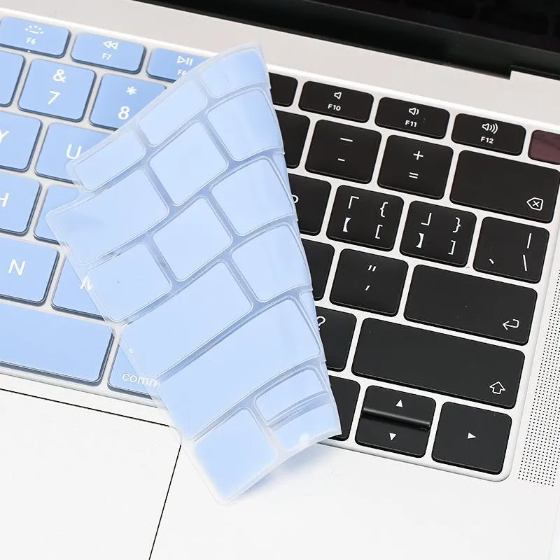 SNAPFIT TPU Keyboard Cover Compatible With MacBook Neo 13 Inch 2026 A3404 Macbook Air 13.6 15.3 Inch Macbook Pro 14 16 Inch Premium Silicone Ultra Thin Anti Debu Anti Air Pelindung Keyboard — Silicone Rose Gold