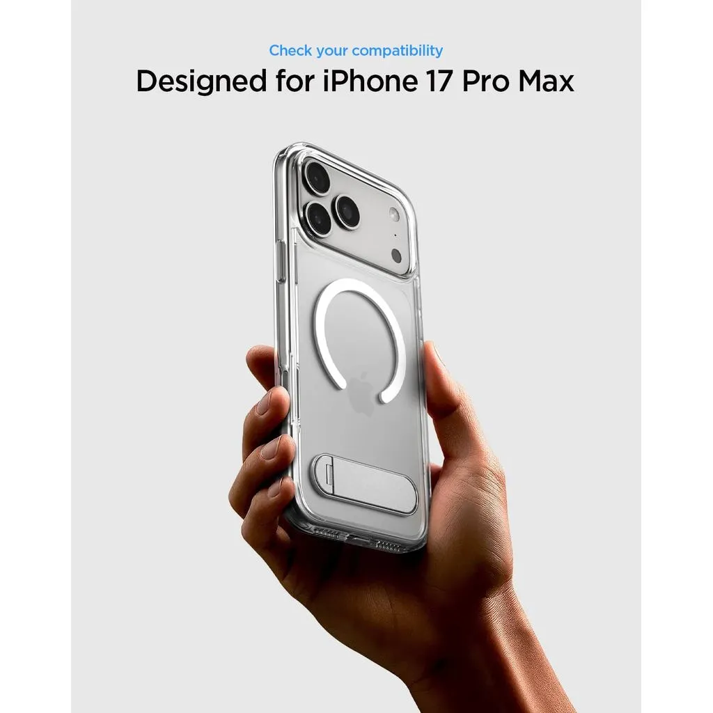 SNAPFIT Case iPhone 18 Pro Max 18 Pro MagSafe Stand Transparent Protective Case — Clear / iPhone 18ProMax