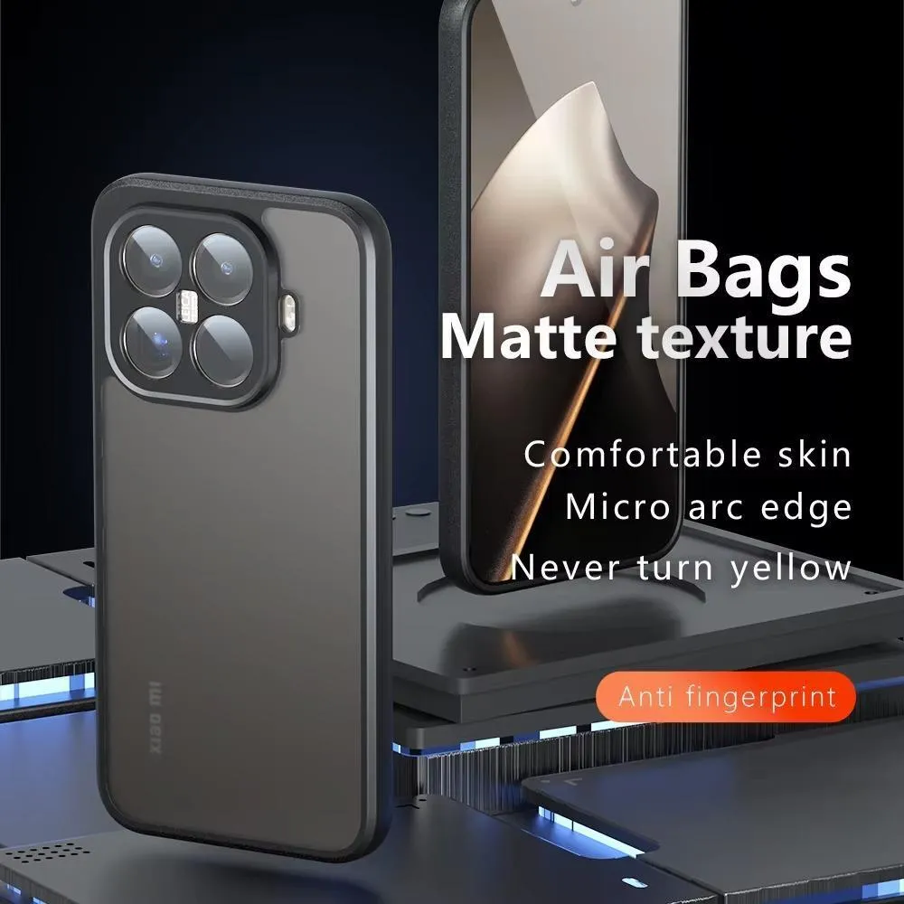 SNAPFIT Paket Combo Hemat Case Xiaomi 17T 17T Pro Skin Feel Shockproof Matte Black Casing — Clear Black + Glass / Xiaomi 17T