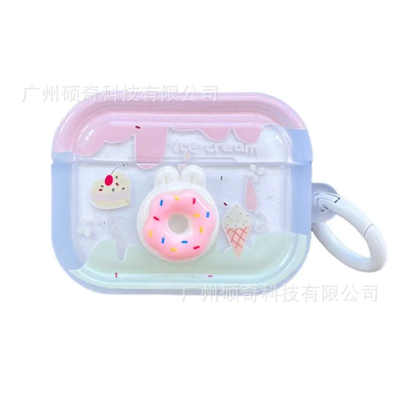SNAPFIT Case Compatible With Airpods 4 SNAPFIT Painted Color Protective Case — 3D Donut