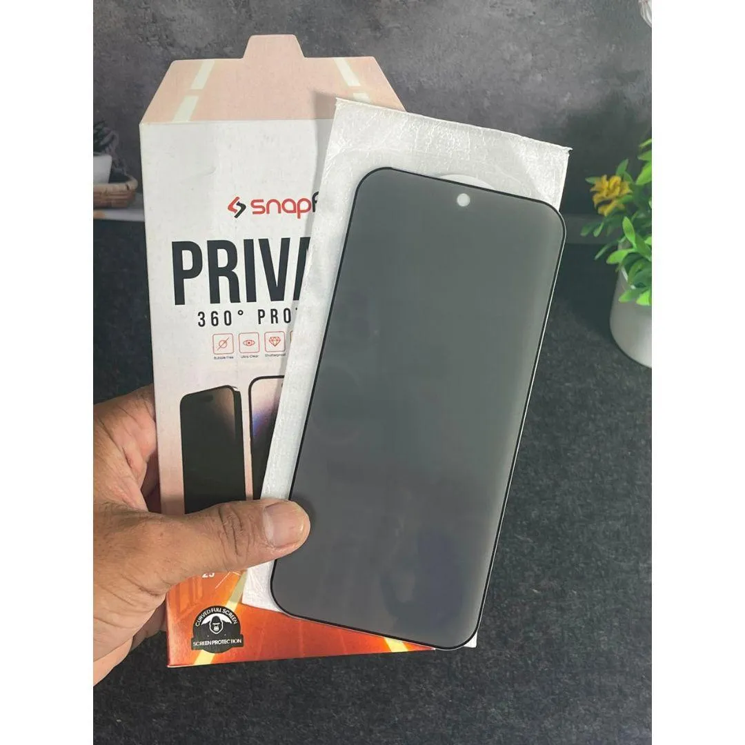 Tempered Glass for Xiaomi 17T Pro SNAPFIT HD Clear Privacy Anti Spy Full Cover 9H Protector