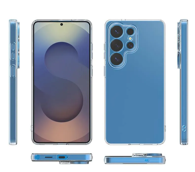 SNAPFIT Case for Samsung S26 Ultra Plus SNAPFIT Soft TPU Clear Ultra Thin Slim Transparent TPU Protective Cover Casing - Primary Focuss