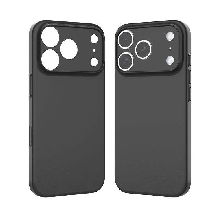 Case iPhone 18 Pro Max 18 Pro SNAPFIT 0.35mm Magsafe Magnetic Ultra Thin Clear Anti Shock Softcase Protective Casing — Black / Iphone 18 Pro