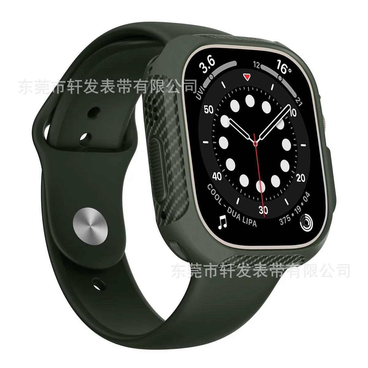 SNAPFIT Case Apple Watch Ultra 1 / 2 / 3 / 4 49mm TPU Carbon — Grey