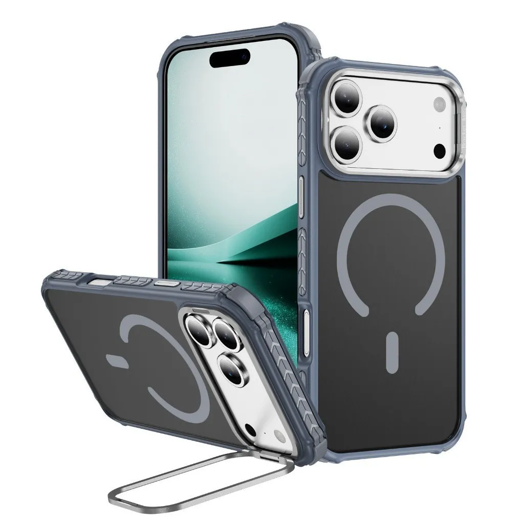 SNAPFIT Case iPhone 18 Pro Max 18 Pro Transparent MagSafe Military Grade Cover — Black / iPhone 18 Pro Max