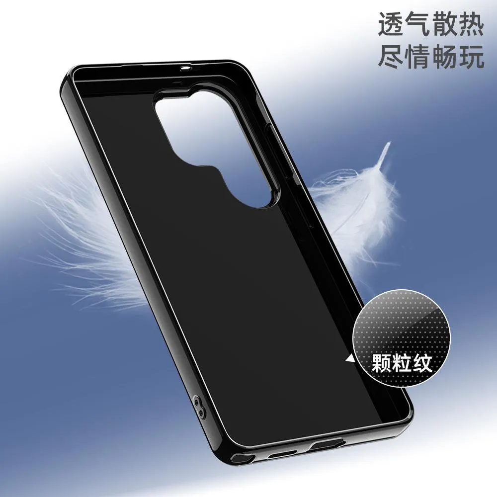 SNAPFIT Case Compatible With Samsung Galaxy S26 Ultra Plus SNAPFIT Soft TPU Glossy Black ā Camera Hole / Samsung S26